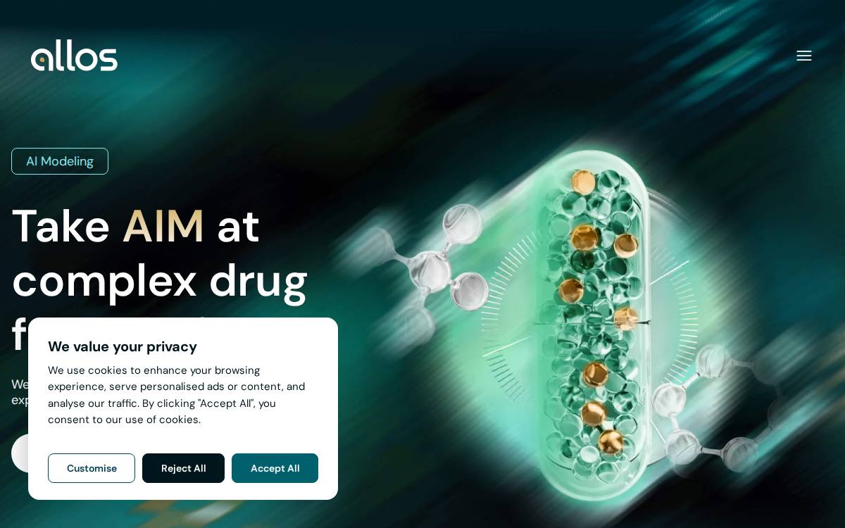 Allos Therapeutics Inc website preview