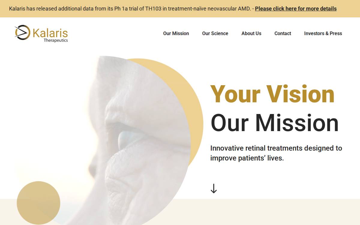 Allovir website preview