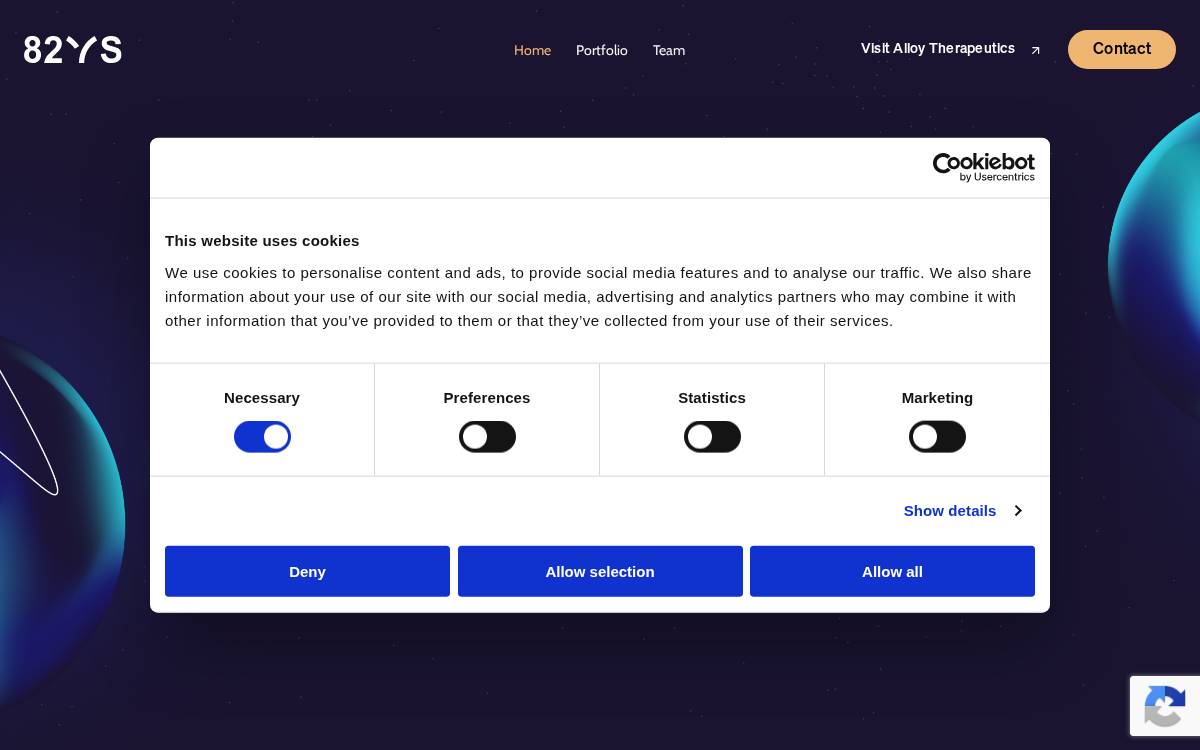 Alloy Therapeutics, Inc. website preview