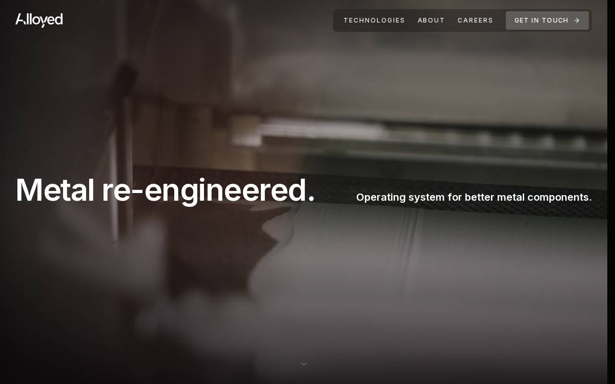 Alloyed Seed website preview