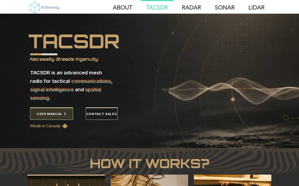 AllSeeing Corp website preview