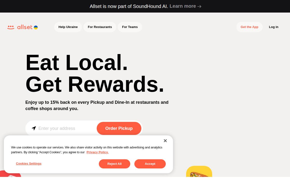 Allset website preview
