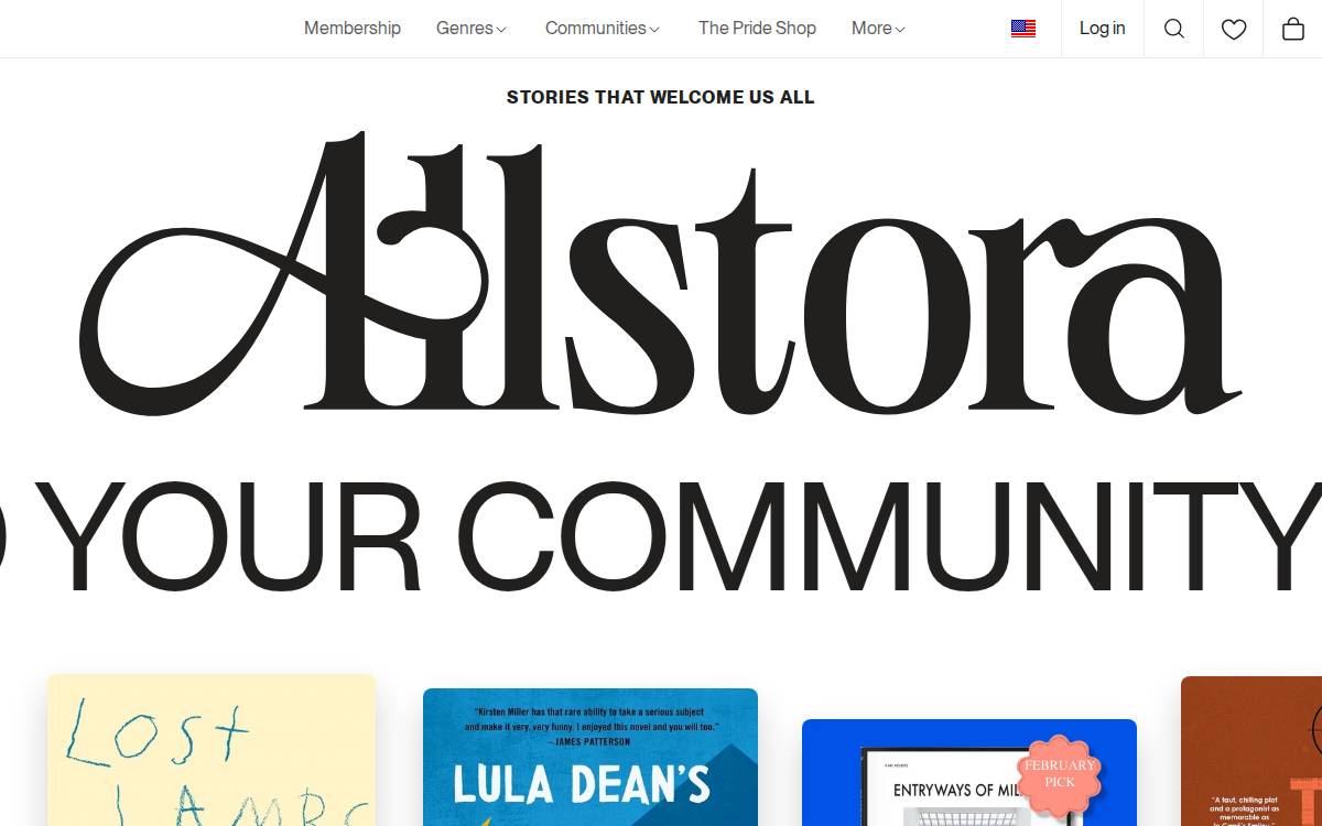 Allstora website preview