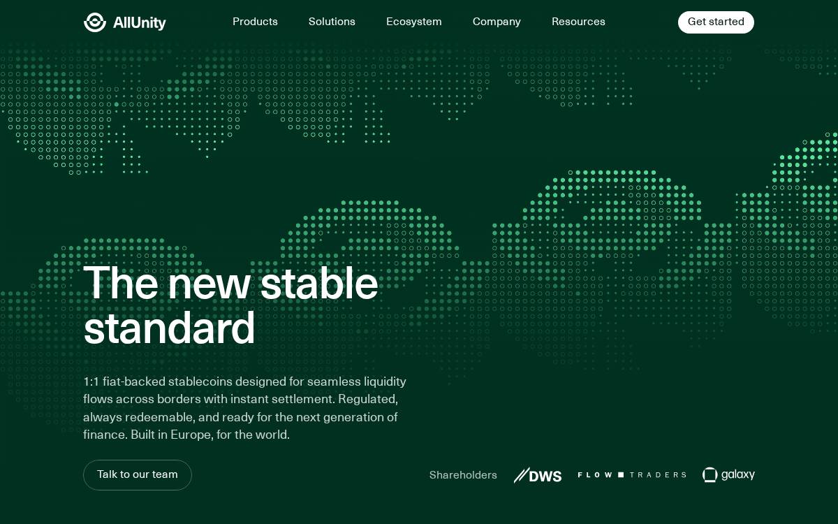 AllUnity website preview