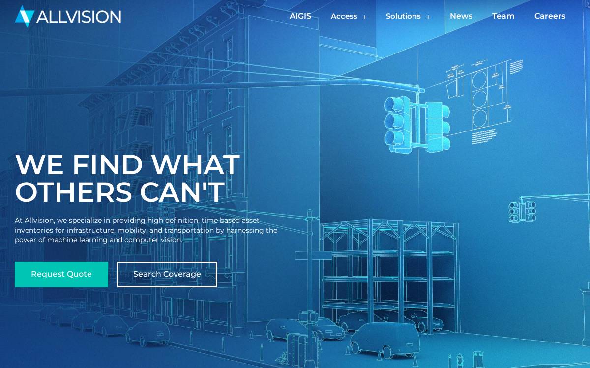 Allvision website preview
