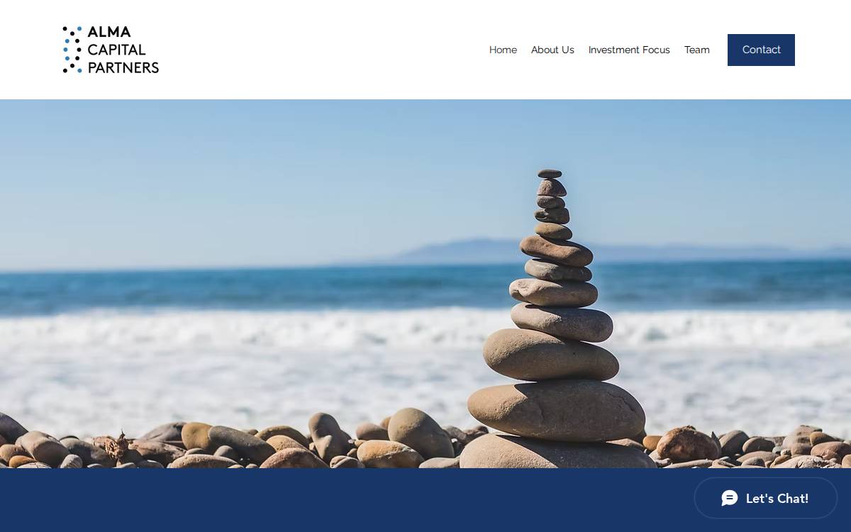 Alma Capital Partners website preview