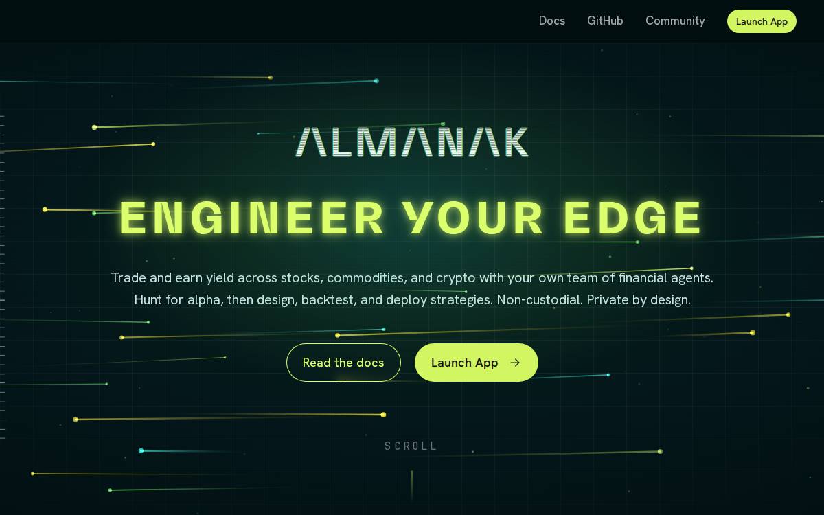 Almanak website preview