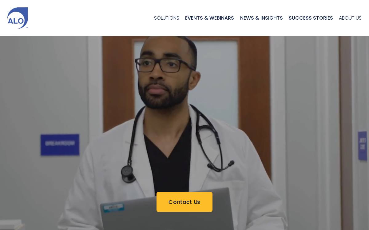 Alo website preview