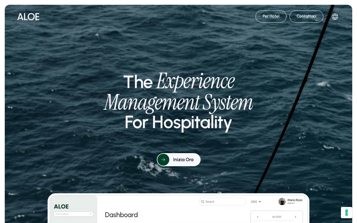 ALOE website preview