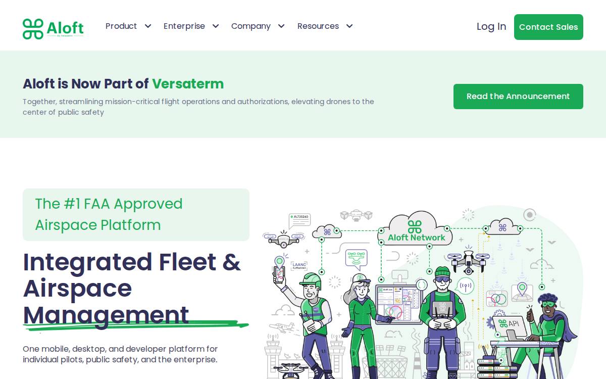 Aloft website preview