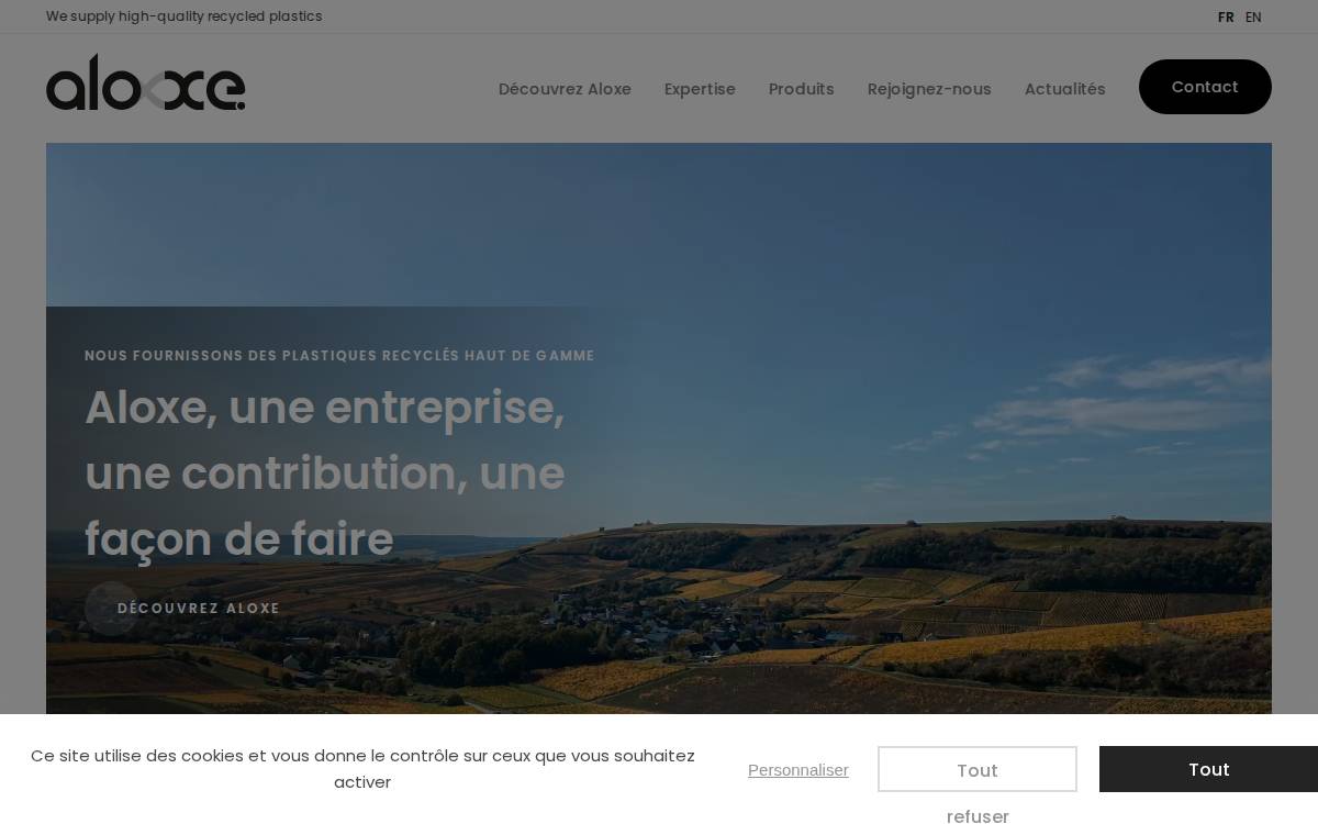 Aloxe website preview