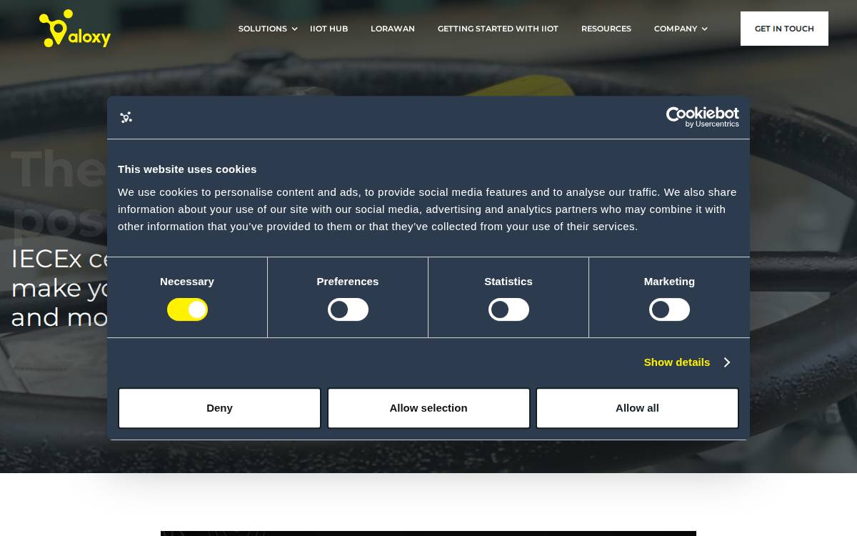 Aloxy website preview