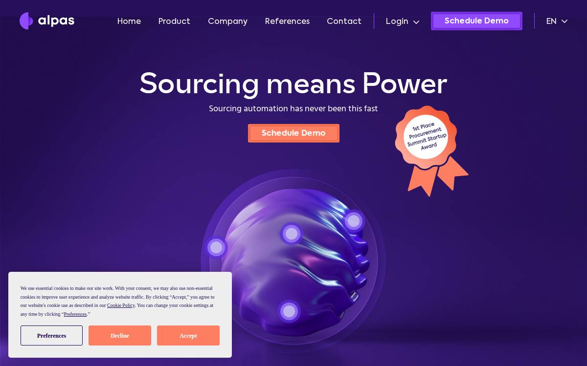 Alpas website preview