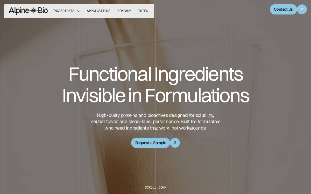 Alpbio website preview