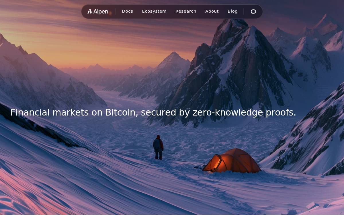 Alpen Labs website preview