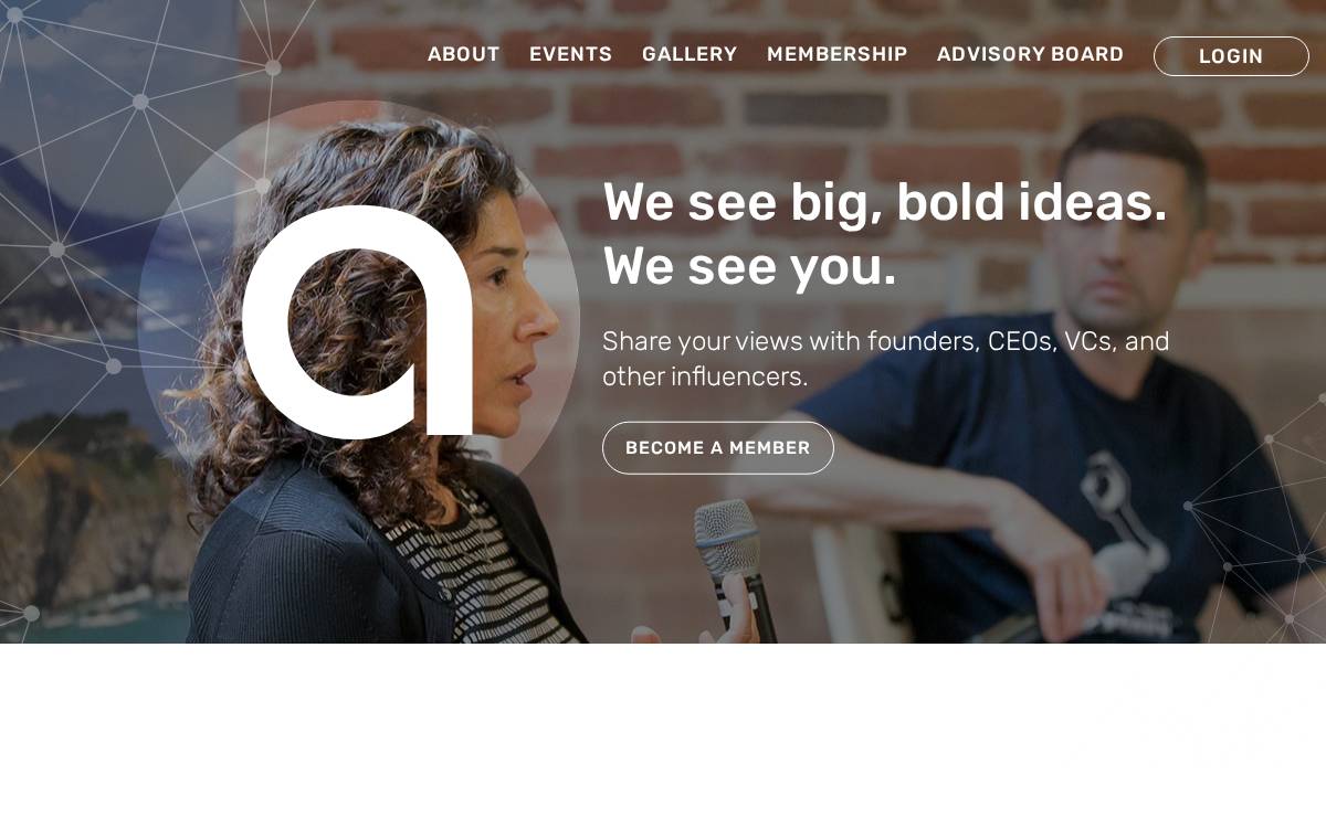 Alpha Network website preview