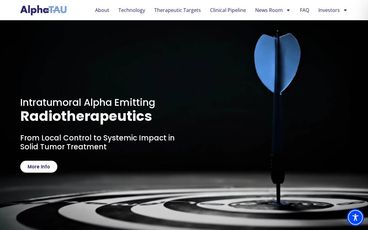 Alpha Tau Medical website preview