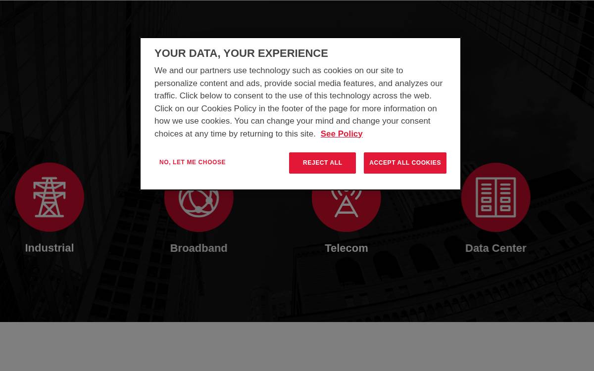 Alpha Technologies website preview