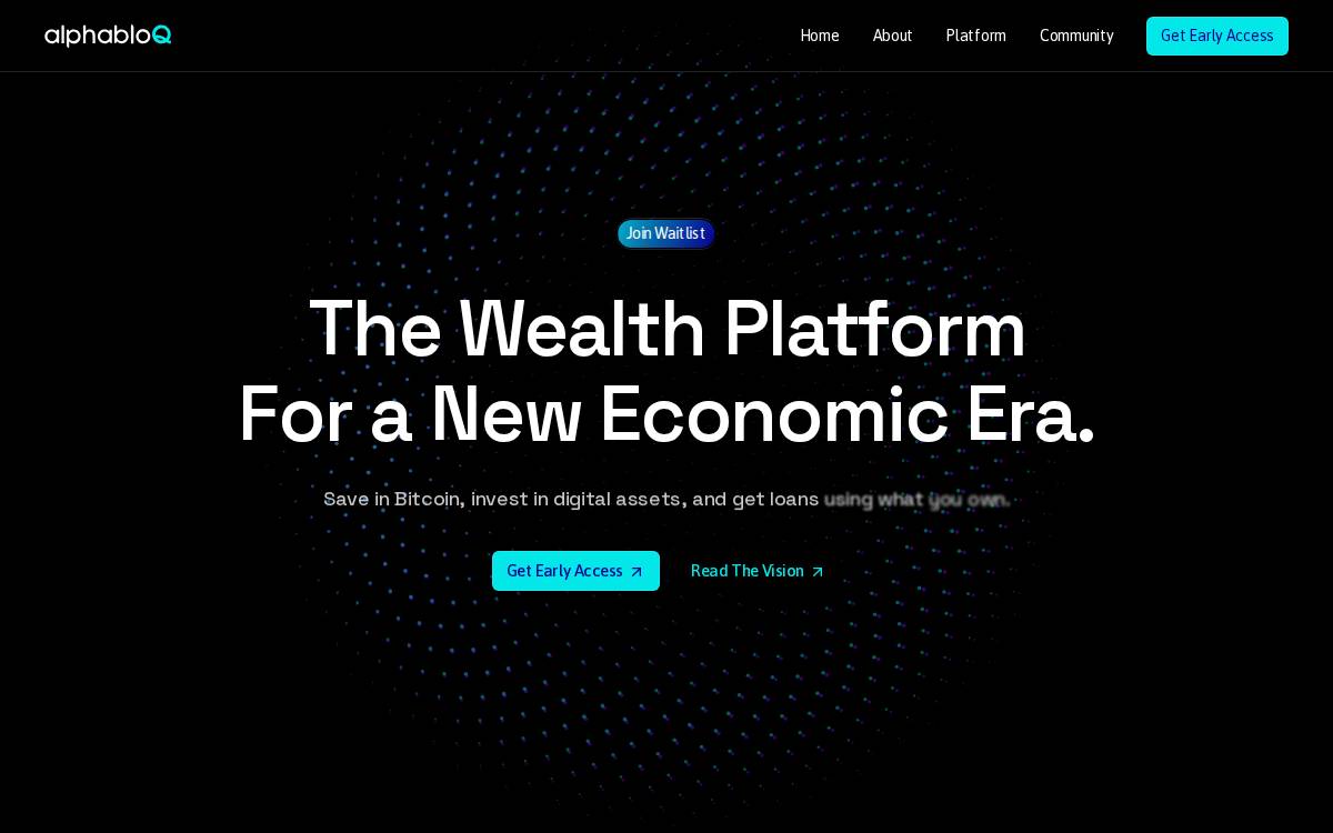 Alphabloq website preview