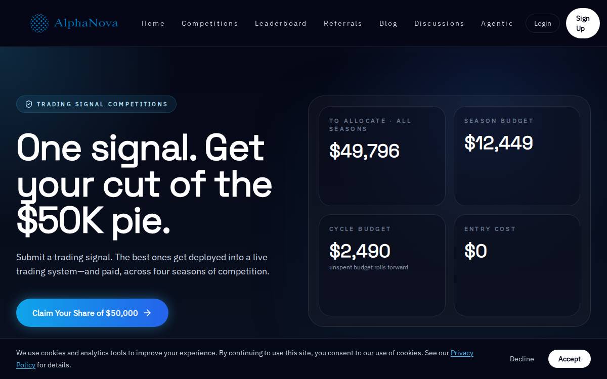 Alphanova website preview