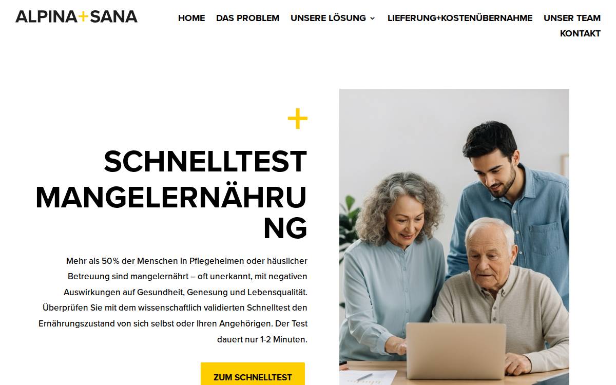 Alpinasana website preview