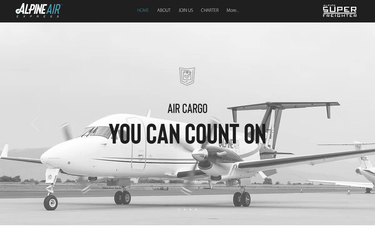 Alpine Air website preview