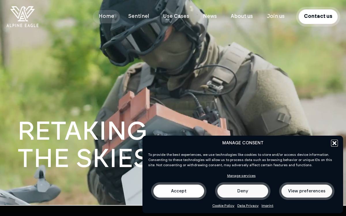 Alpine Eagle website preview