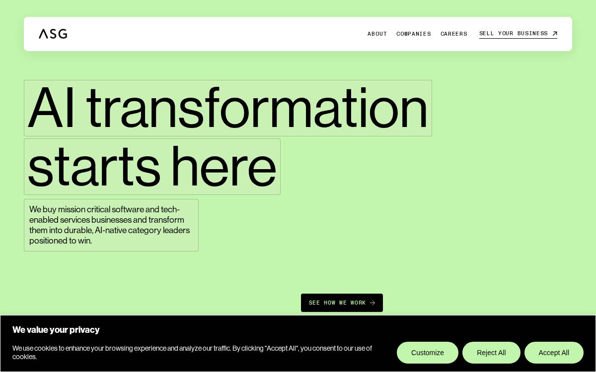 Alpinesg website preview