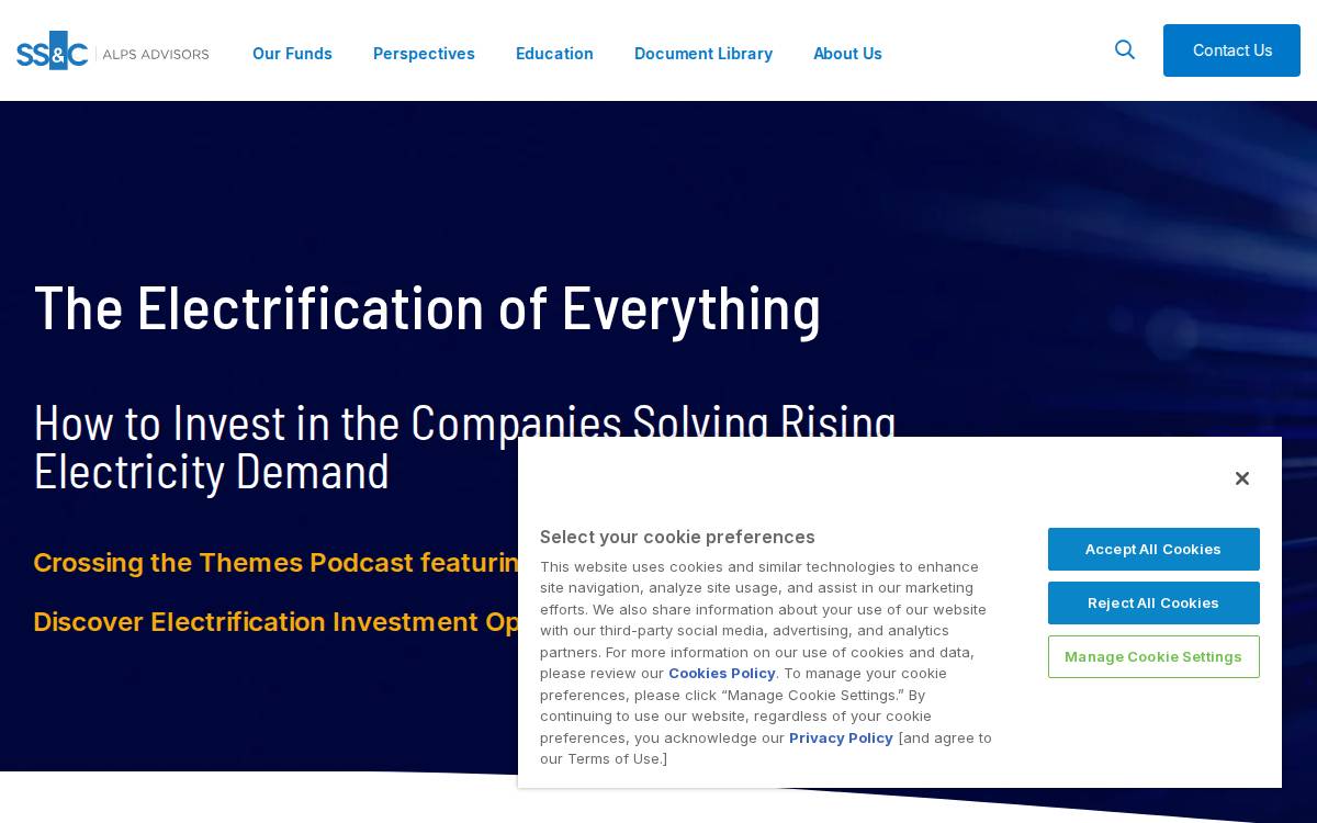 ALPS Holdings website preview