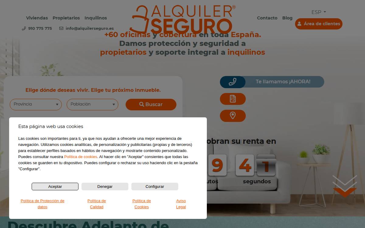Alquiler Seguro website preview