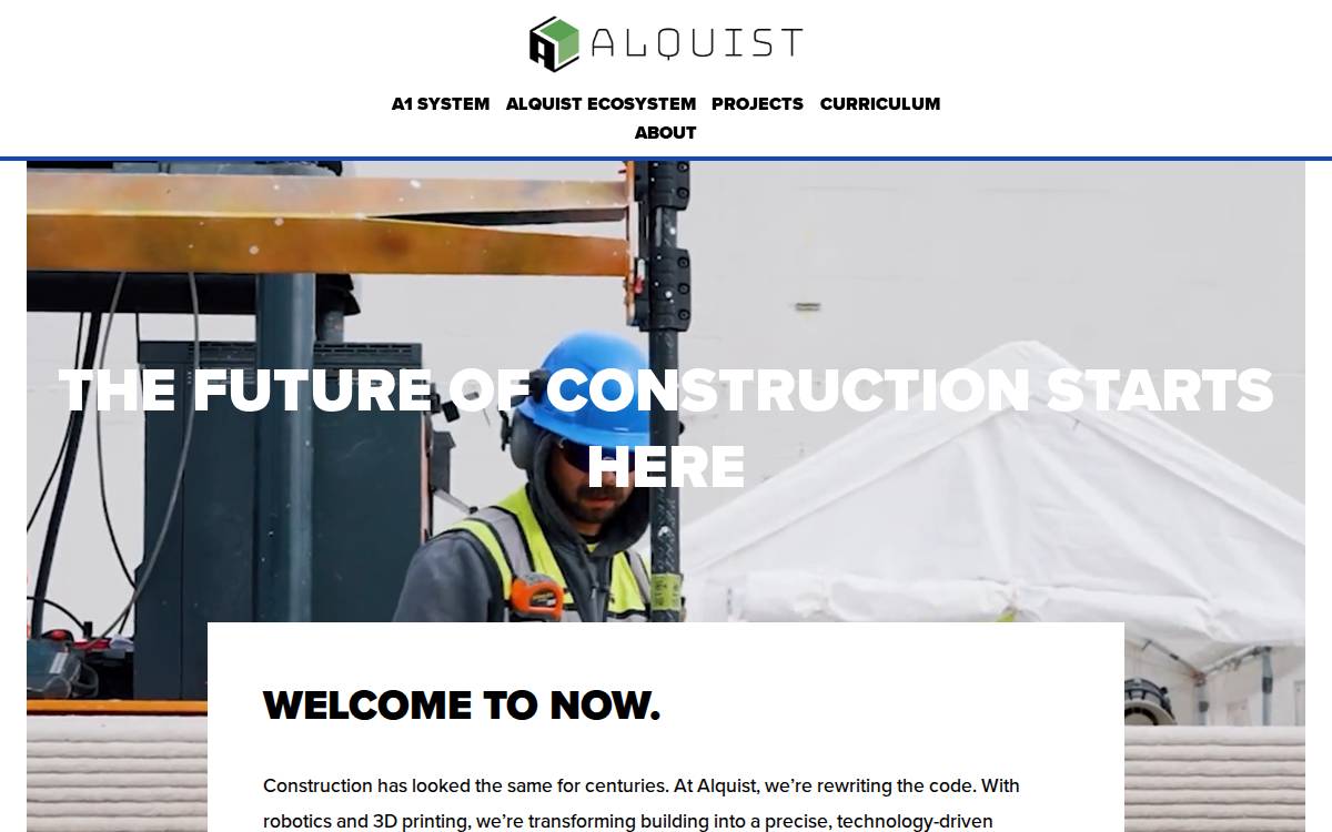 Alquist 3D website preview
