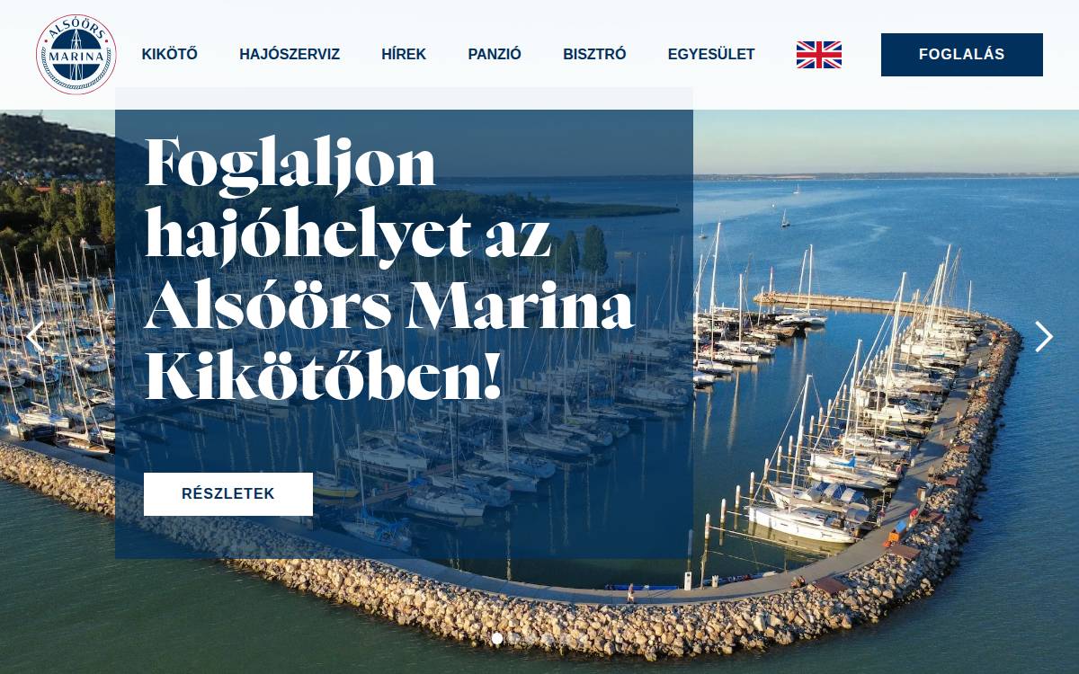 Alsóörs website preview
