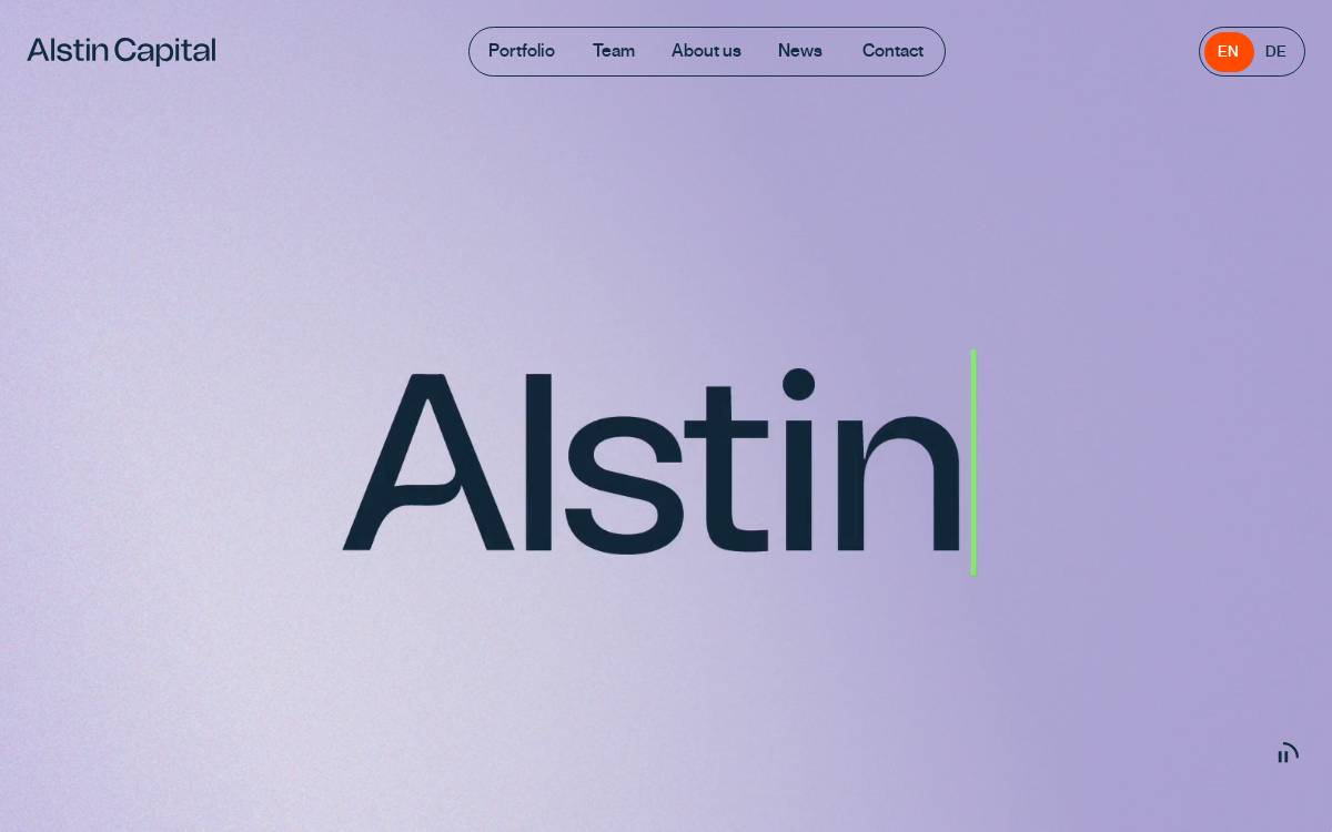 ALSTIN Capital website preview
