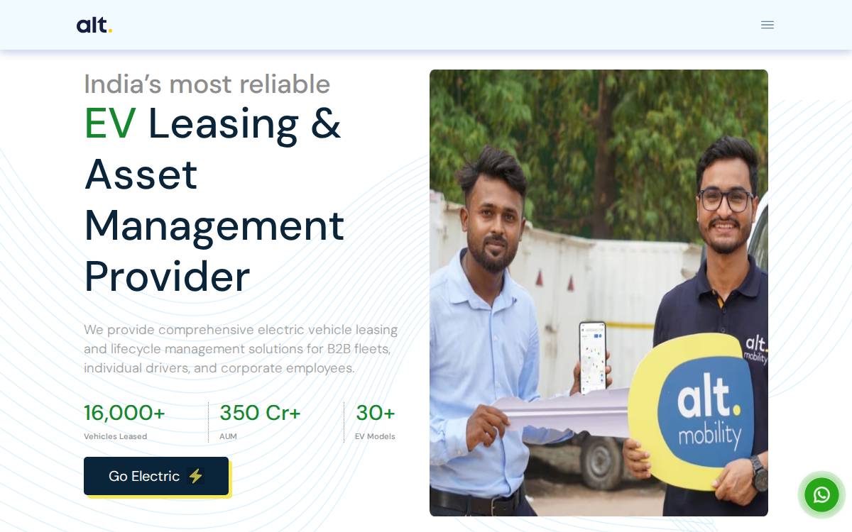 Alt Mobility website preview