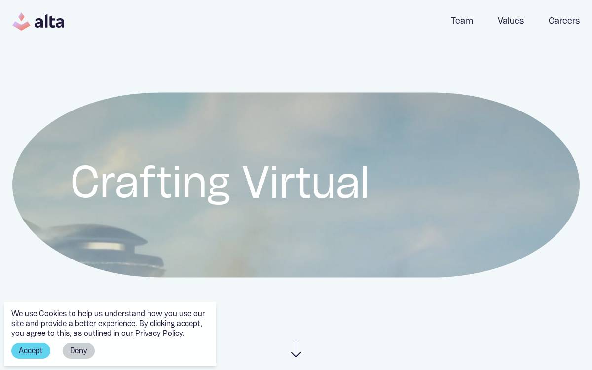 Alta website preview