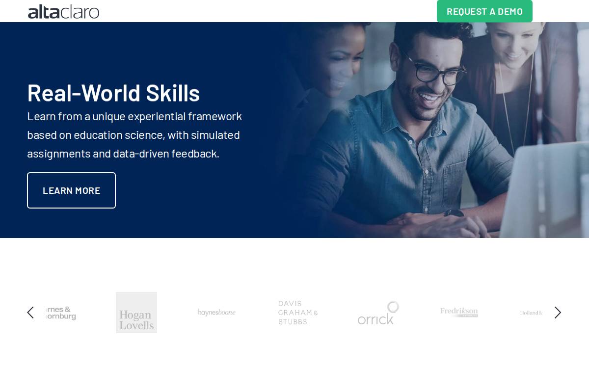 AltaClaro website preview