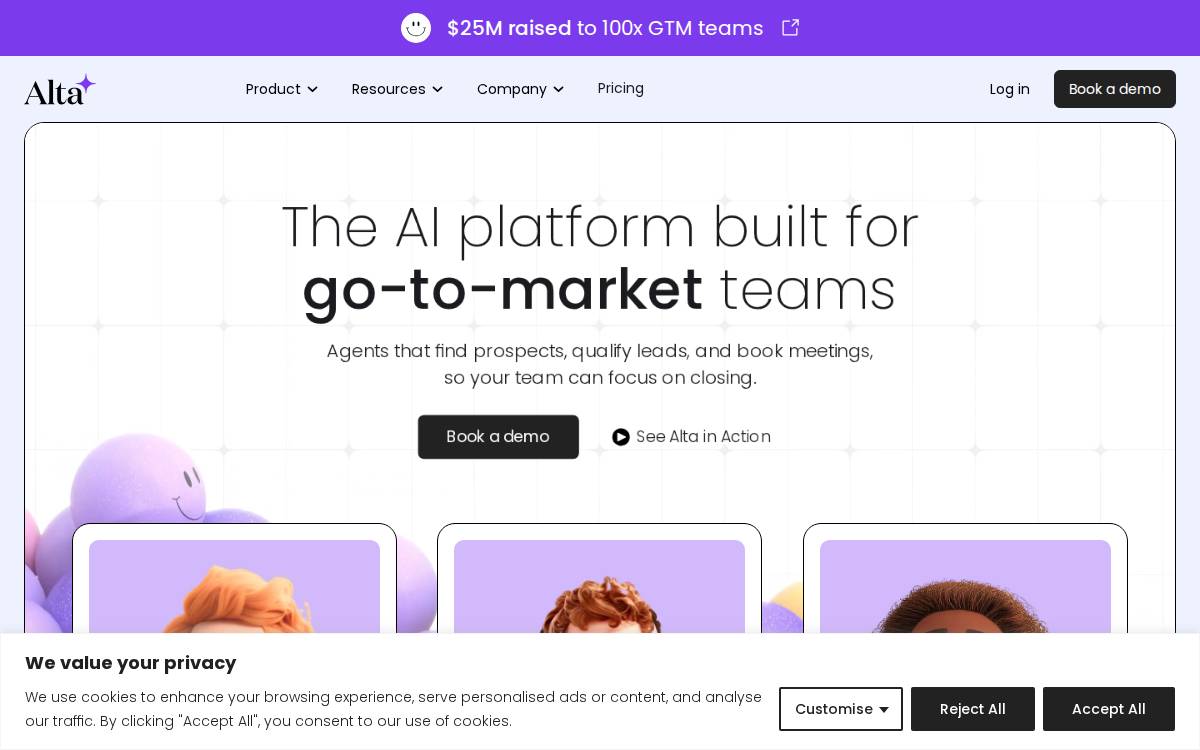Altahq website preview