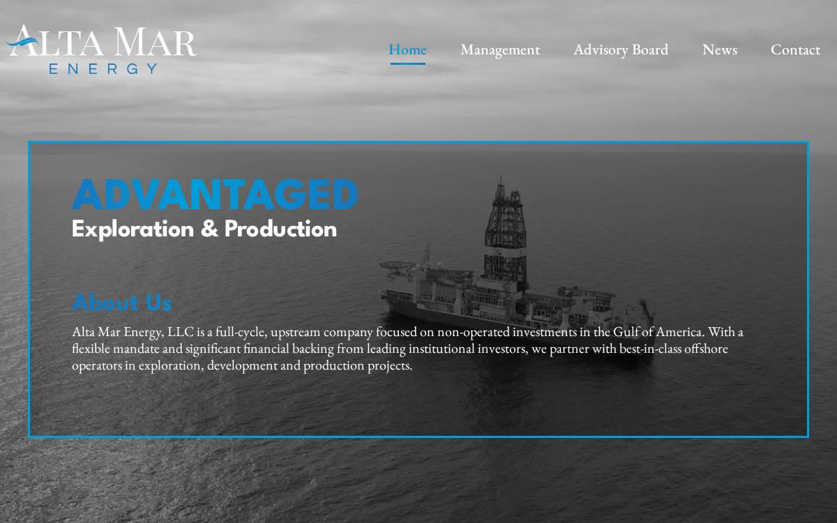 Altamarenergy website preview