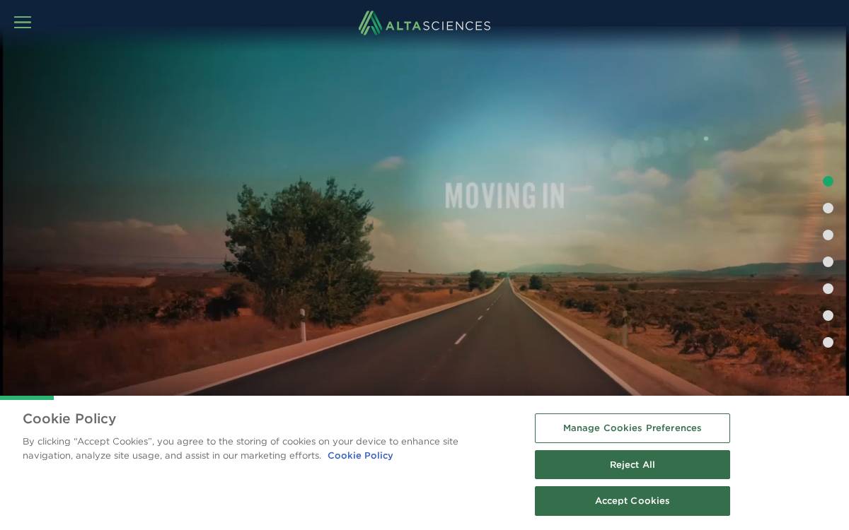Altasciences website preview