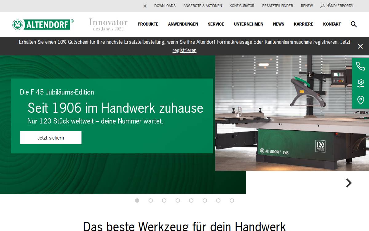 Altendorf website preview