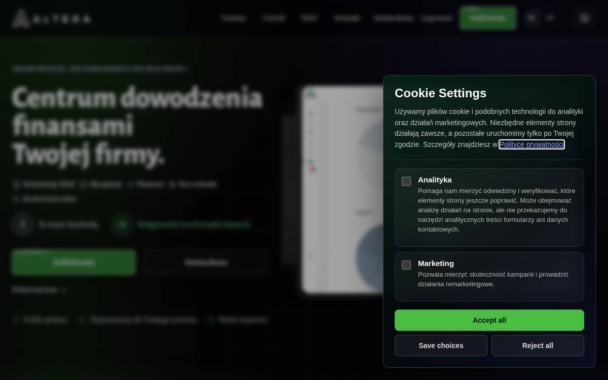 Altera website preview
