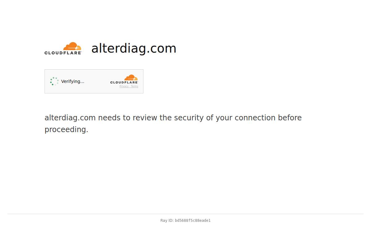 AlterDiag website preview