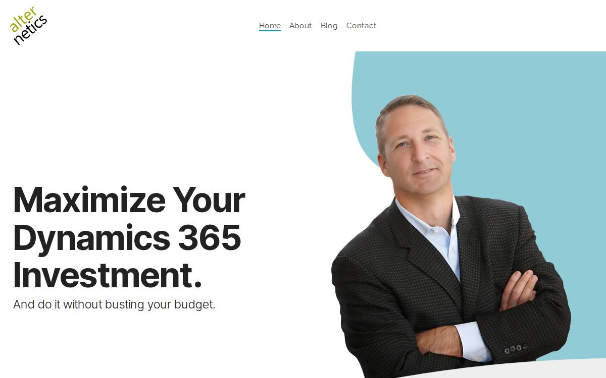 Alternetics website preview