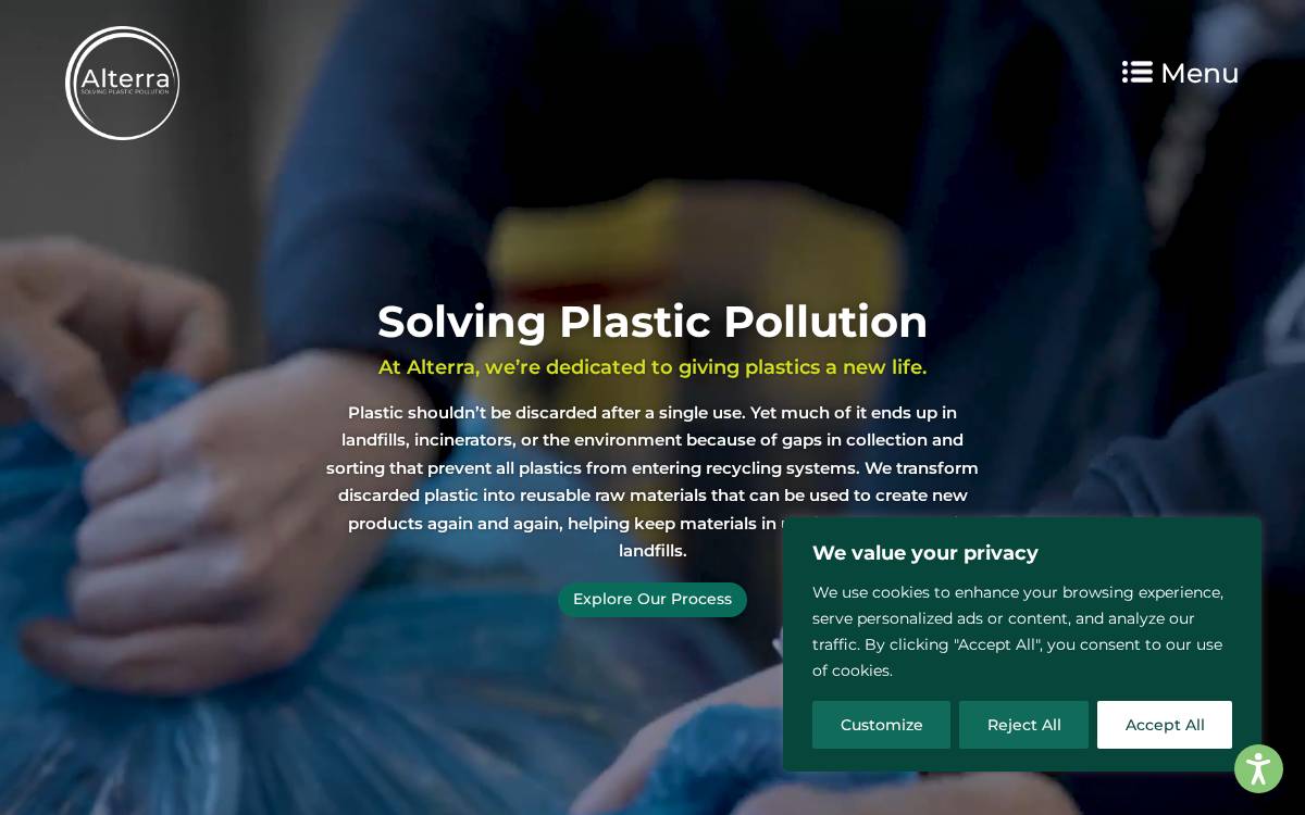 Alterraenergy website preview