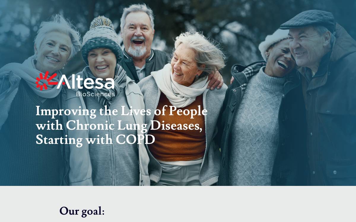Altesa BioSciences website preview