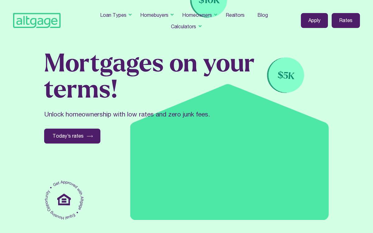 Altgage website preview