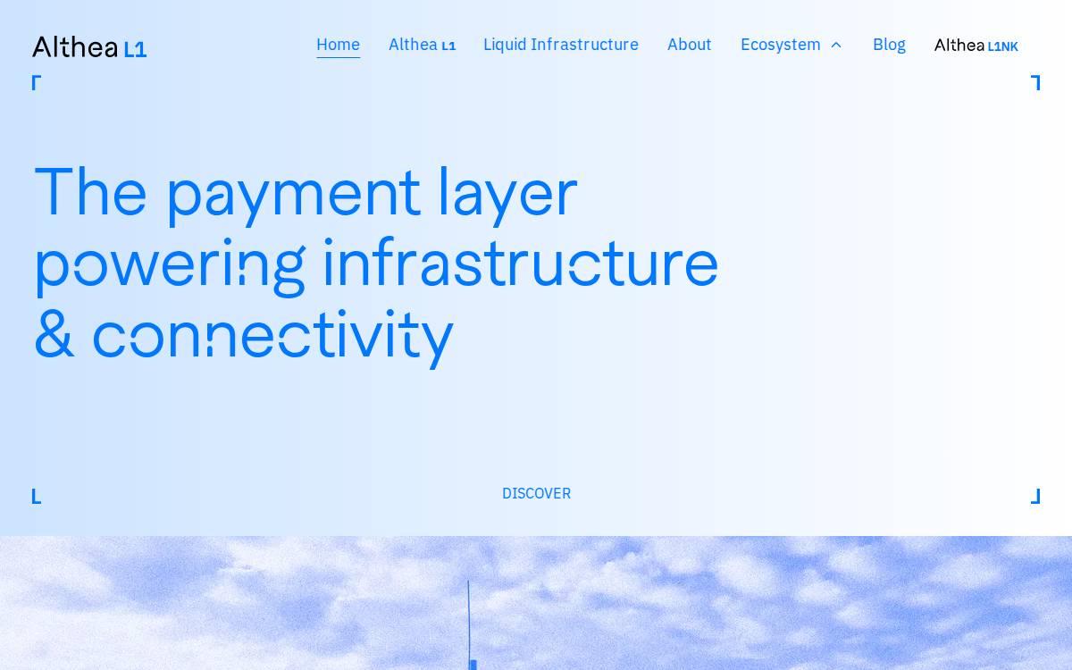 Althea Network website preview
