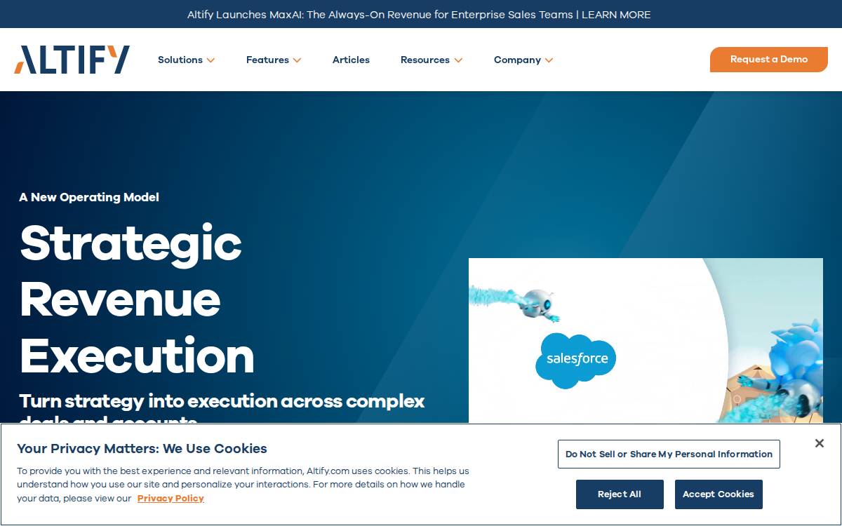 Altify website preview