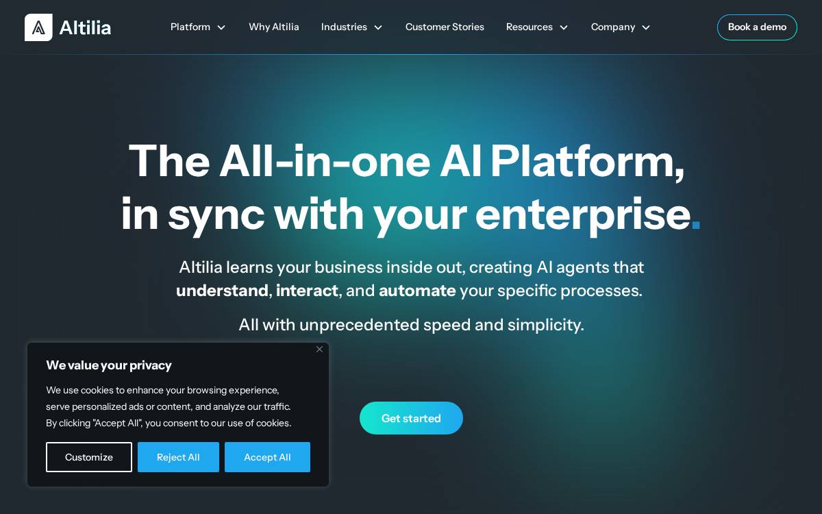 Altilia website preview