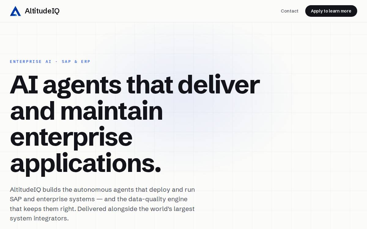 AltitudeIQ website preview